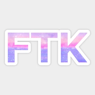 Watercolor FTK Sticker